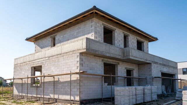 Дом из газобетона в Подмосковье