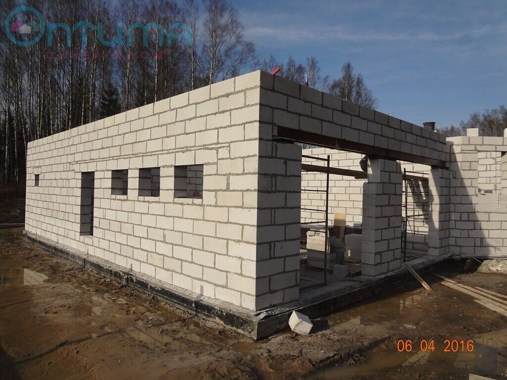 Дом из газобетона — Оптима